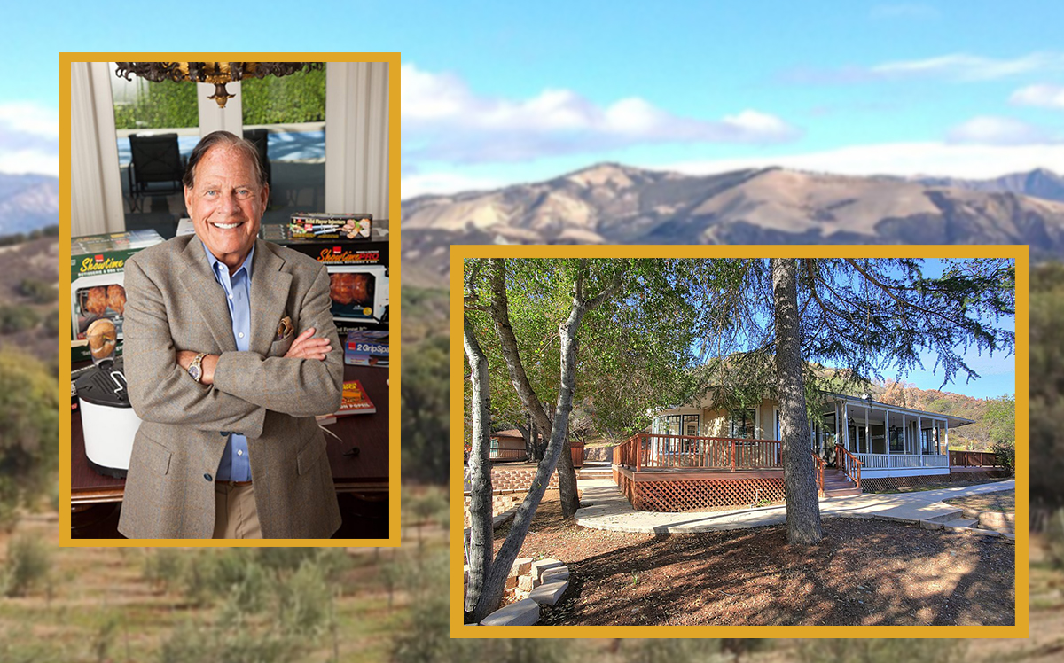 Ron Popeil and his Santa Barbara property (Ron Popeil, Zillow)