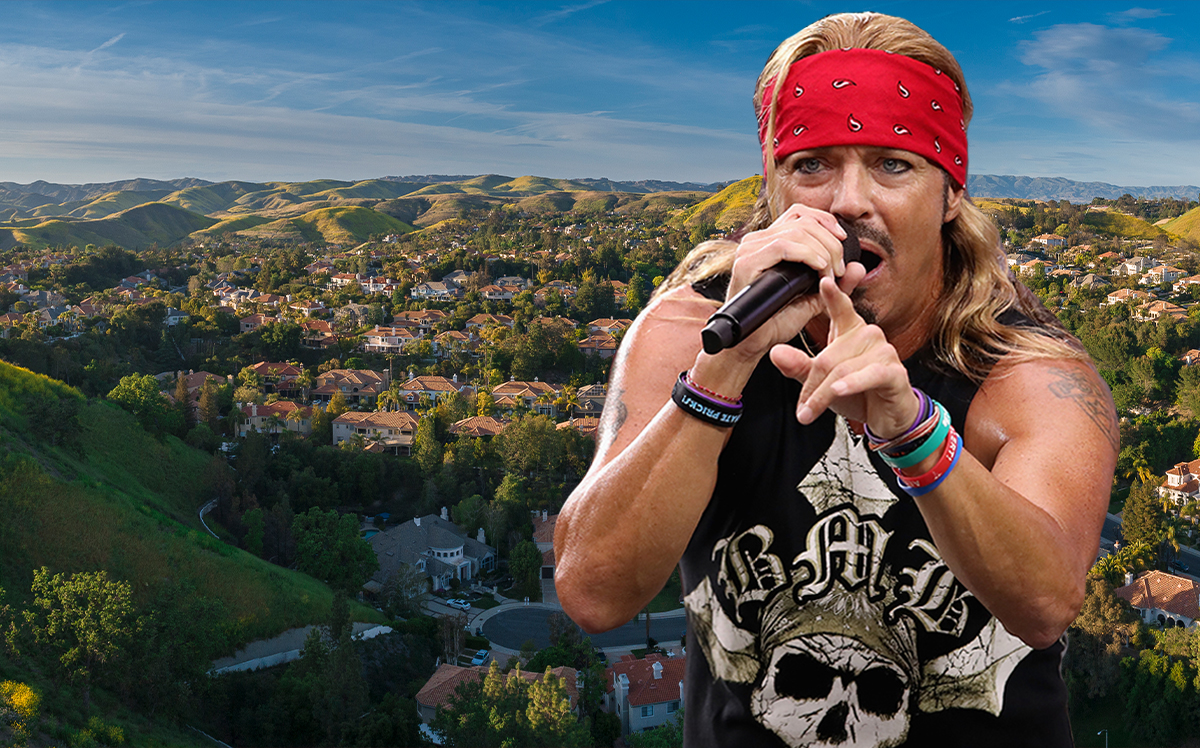 Bret Michaels and the city of Calabasas (Getty)