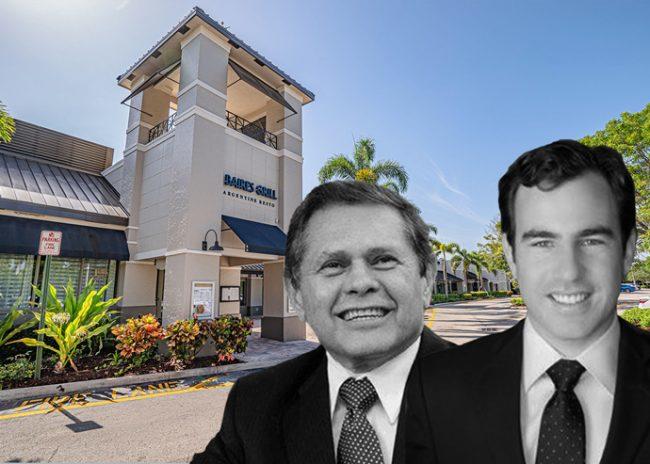 Carlos Mattos and Dylan Fonseca with the Waterway Shoppes of Weston at 2210-2282 Weston Rd (Linkedin, Marcus & Millichap)