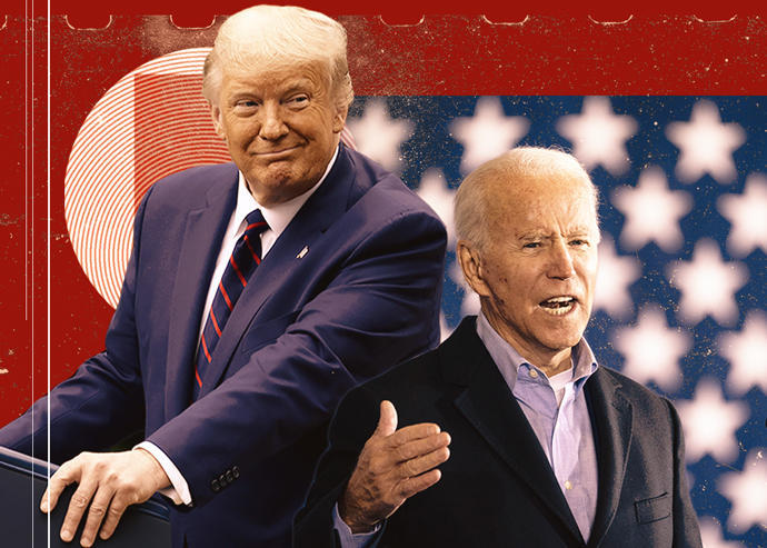 Donald Trump and Joe Biden (Getty)