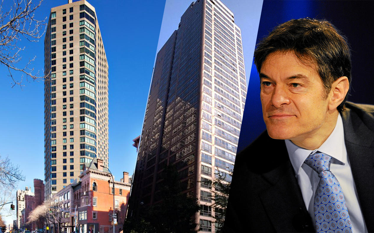 40 East 94th Street, 415 East 45th Street and Dr. Oz (Photos via StreetEasy, Wikipedia Commons)