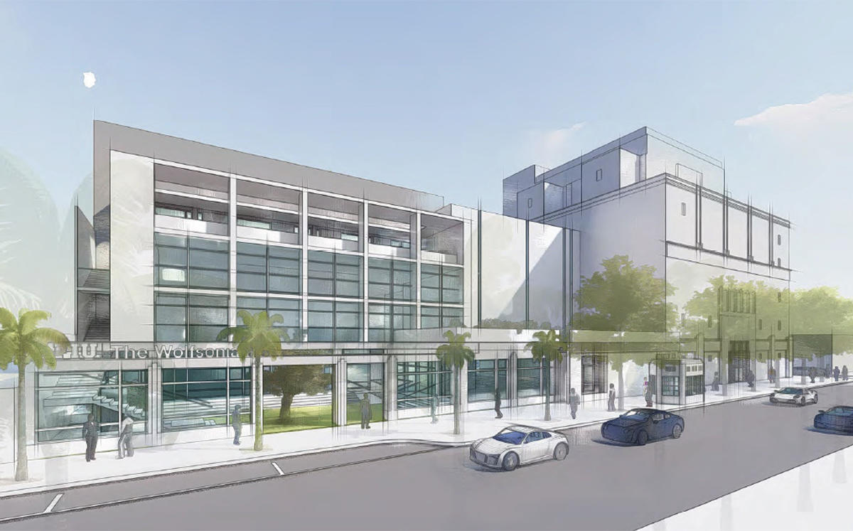 Rendering of new Wolfsonian-FIU Museum by Zyscovich Architects