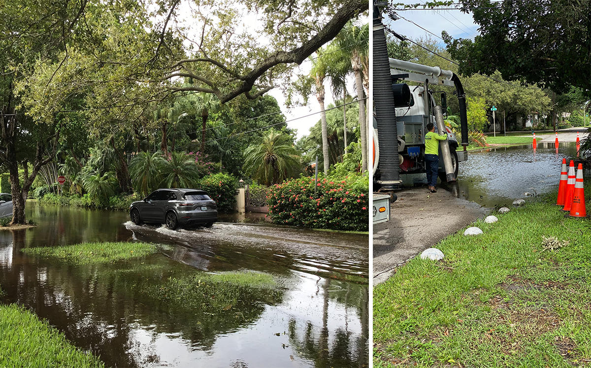 Tropical storm Eta brought floods to South Florida