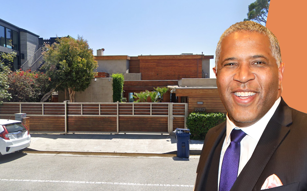 Robert F. Smith and the property (Credit: Google Maps)