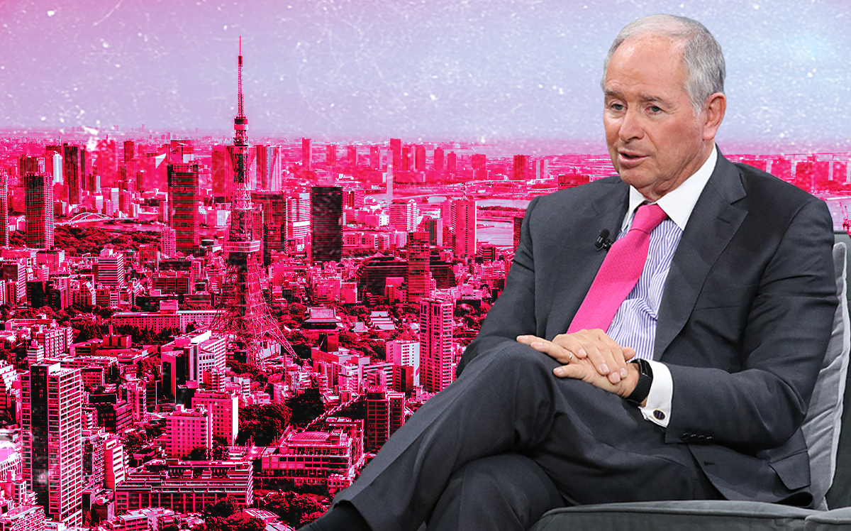 Stephen Schwarzman and Tokyo (Getty, iStock)