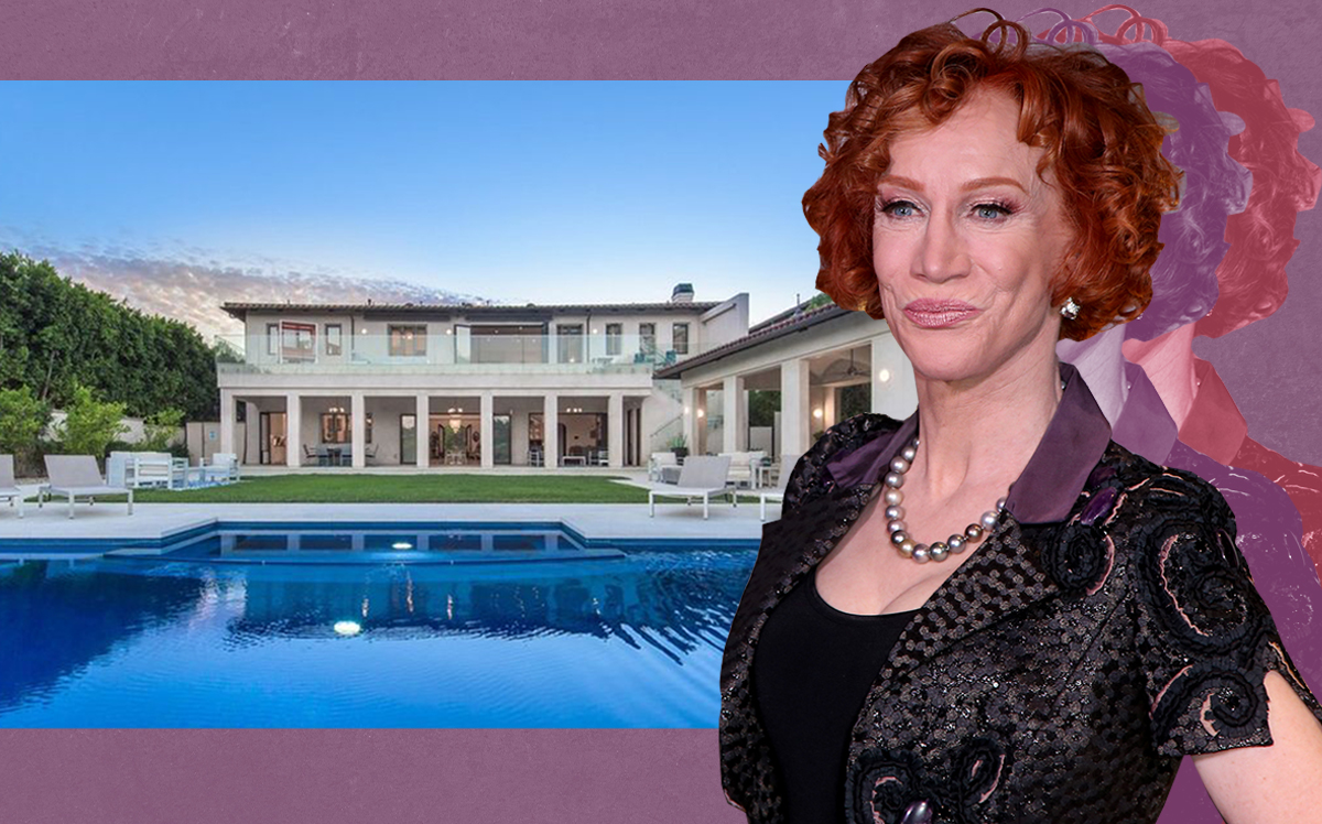 Kathy Griffin and her Bel Air home (Getty, Douglas Elliman)