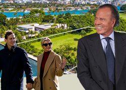 Jared Kushner, Ivanka Trump and Julio Iglesias with the Indian Creek Island property (Getty, Lifestyle Production Group)