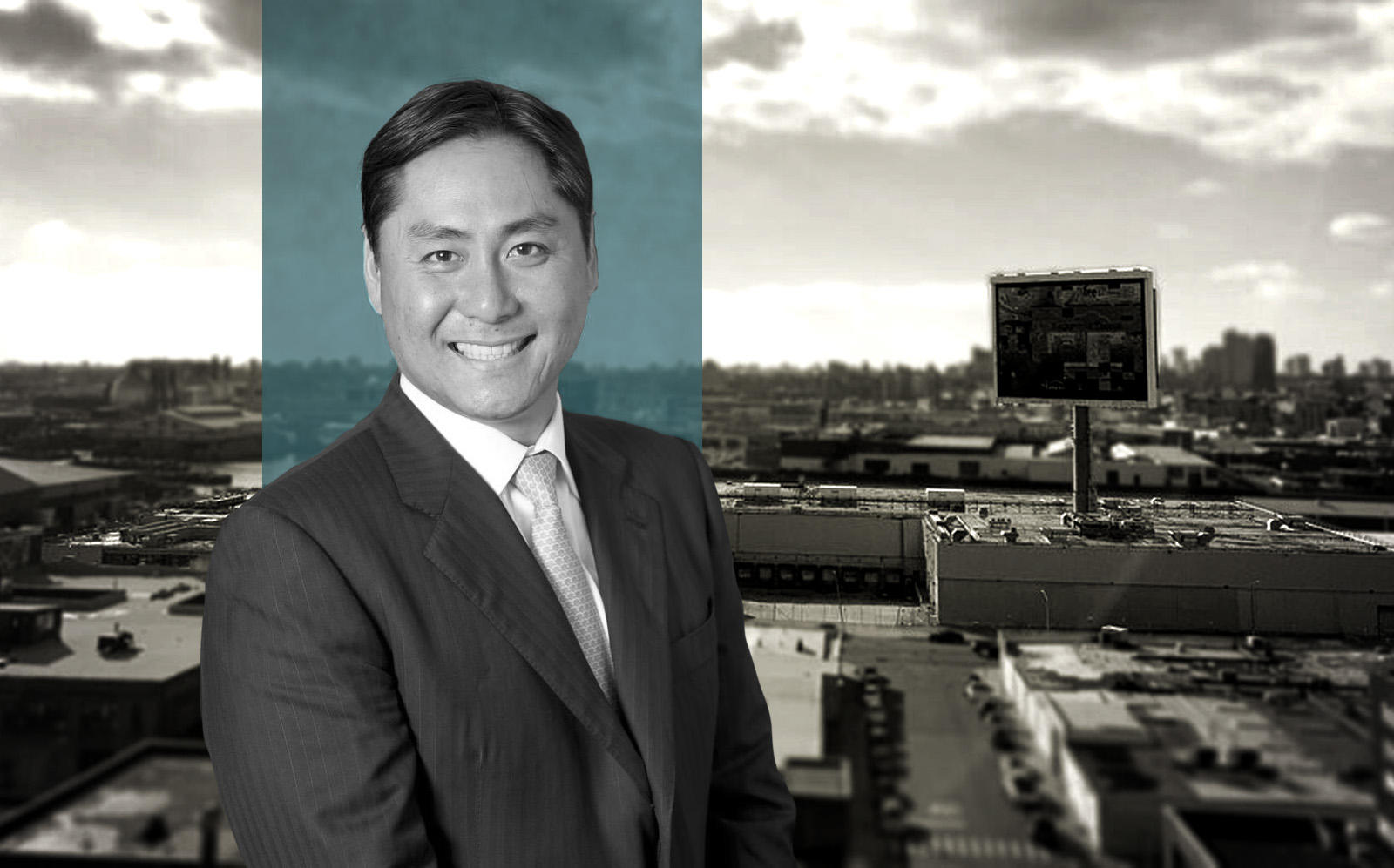 Innovo Property Group's Andrew Chung and the LIC property. (IPC)