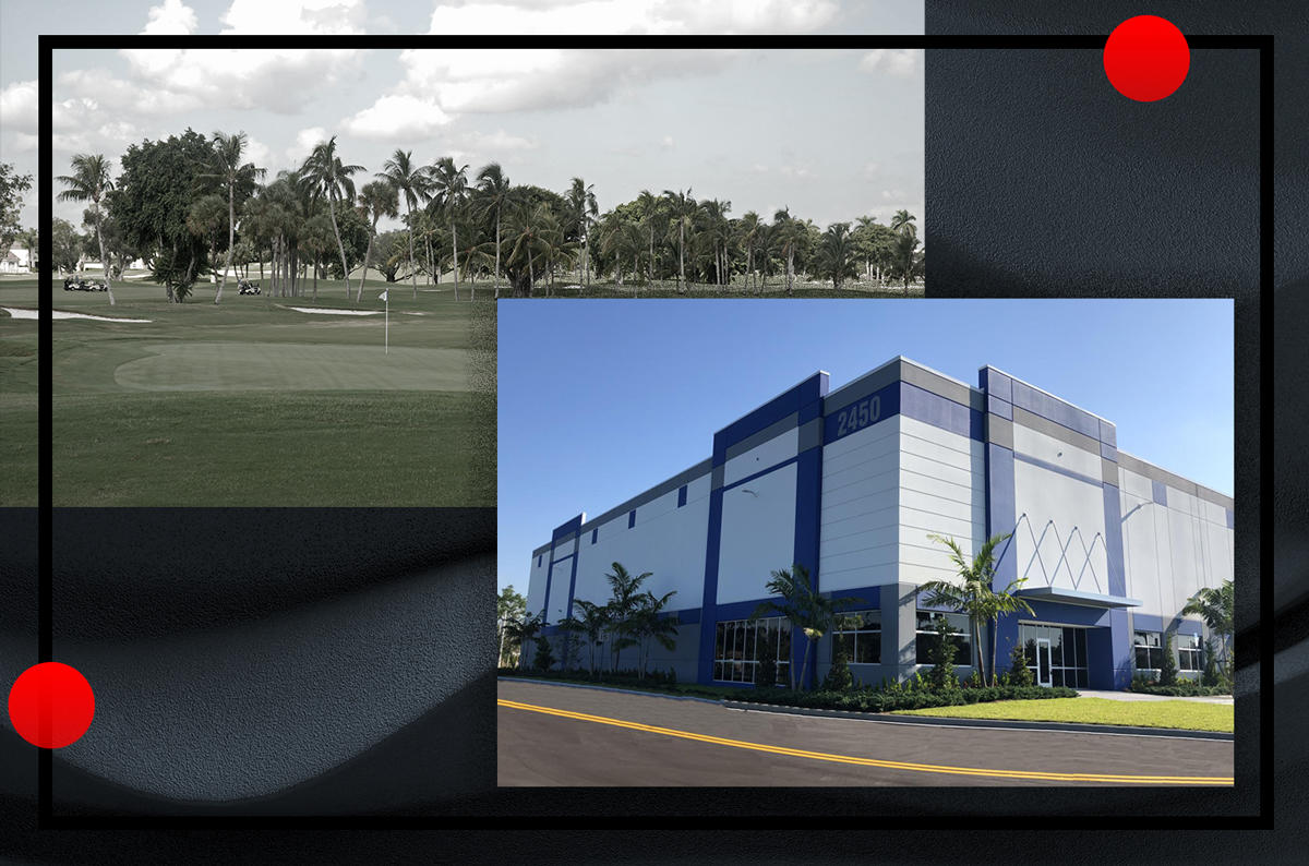 Eastview Commerce Center in Miami, formerly a golf course