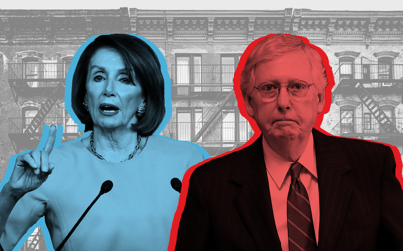 Speaker of the House Nancy Pelosi and Senate Majority Leader Mitch McConnell  (Getty; iStock)