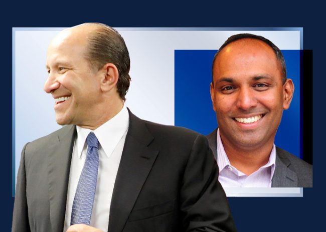 Cantor Fitzgerald CEO Howard Lutnick and View CEO Rao Mulpuri (Getty; iStock; View)