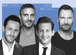 From left: PLS founders David Parnes, Mauricio Umansky, James Harris and Chris Dyson and (The Agency RE)