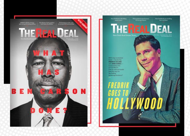 The Real Deal's December 2019 and September 2019 issues