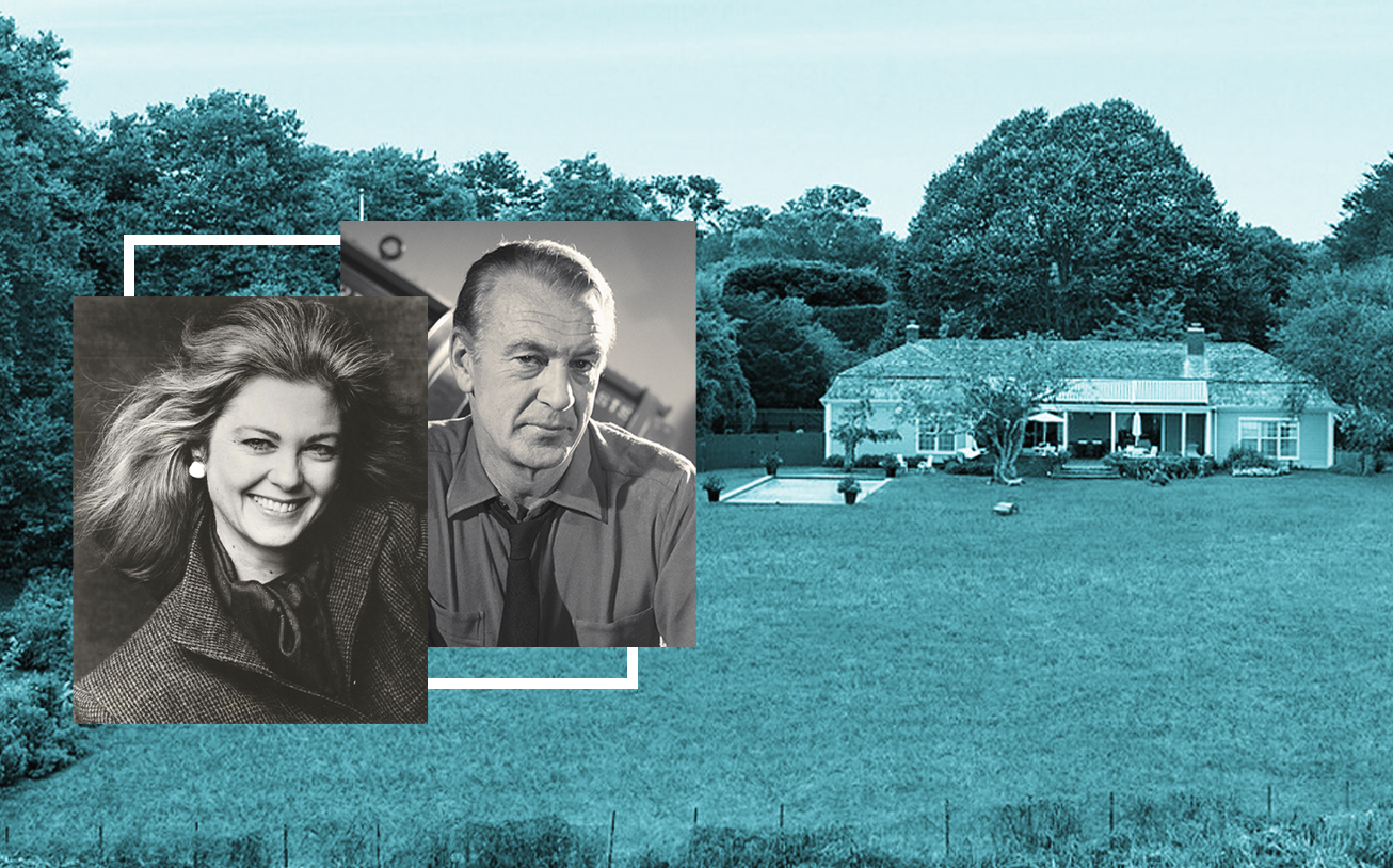 Maria and Gary Cooper with 208 Pond Lane in Southampton (Photos via Gary Cooper; Getty; Elliman)