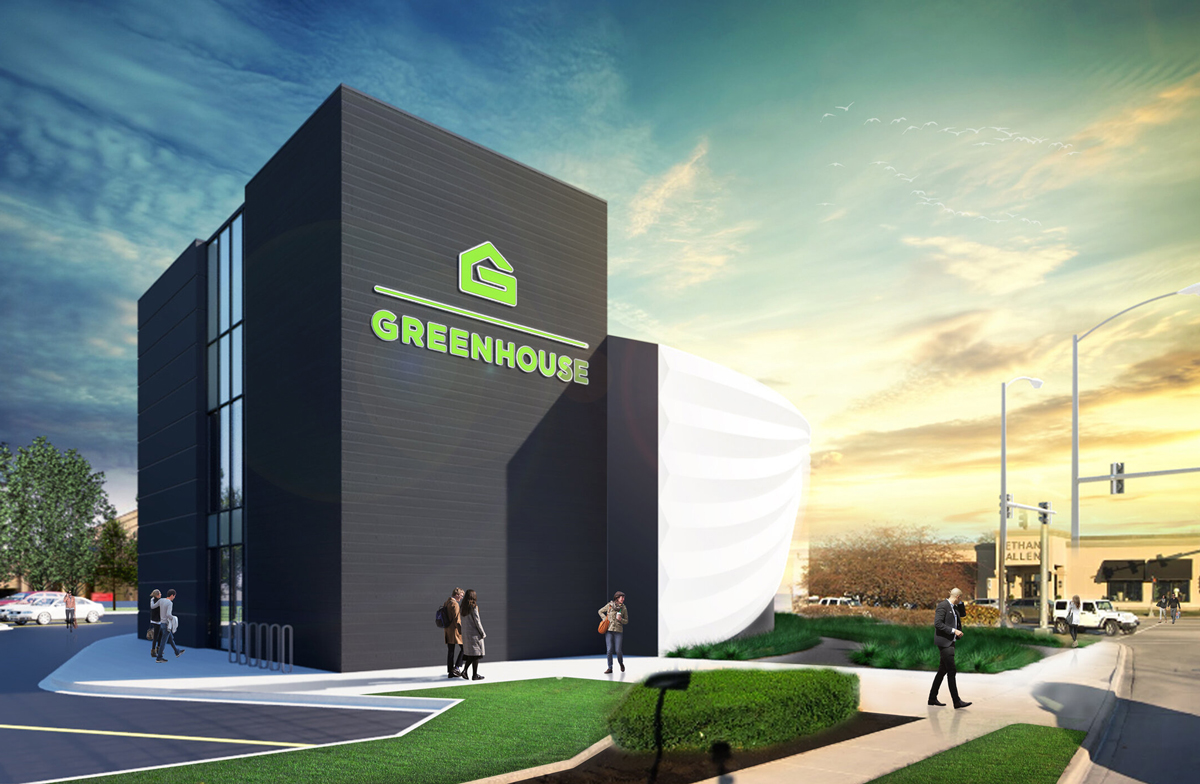 A rendering of Greenhouse in Skokie (Photo via Camburas Theodore LTD)