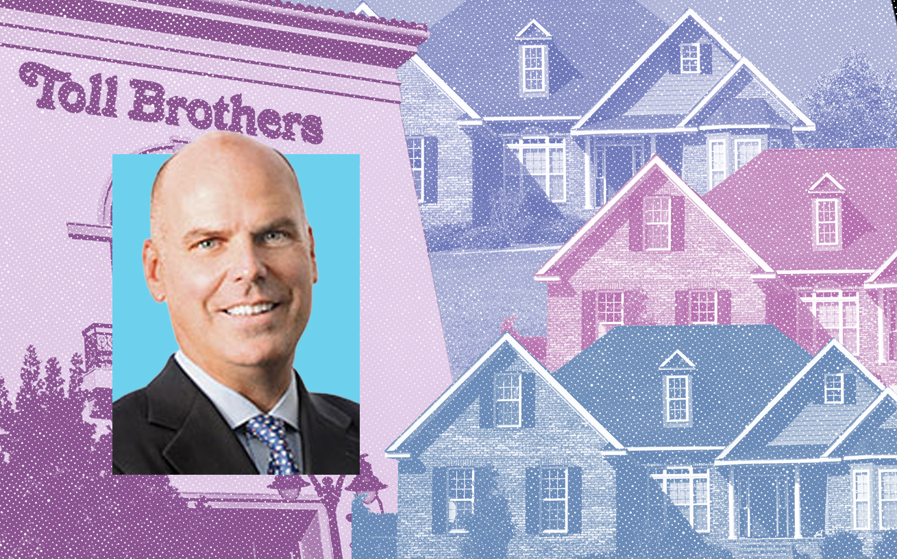 Toll Brothers CEO Douglas Yearley (iStock; Toll Brothers)
