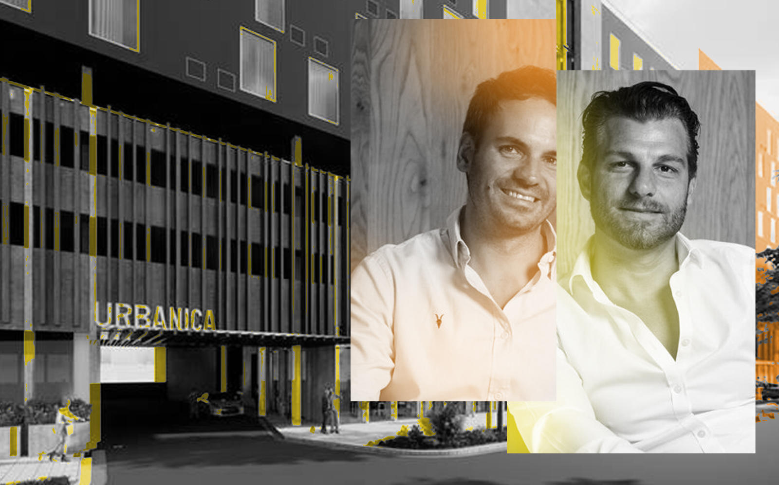 Diego Colmenero and Charlie Porchetto from Urbanica plan to break ground on Edgewater hotel (Urbanica)