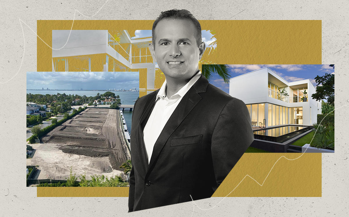 Ophir Sternberg with the Ritz-Carlton Residences, Miami Beach and the land for the villas (Lionheart Capital)