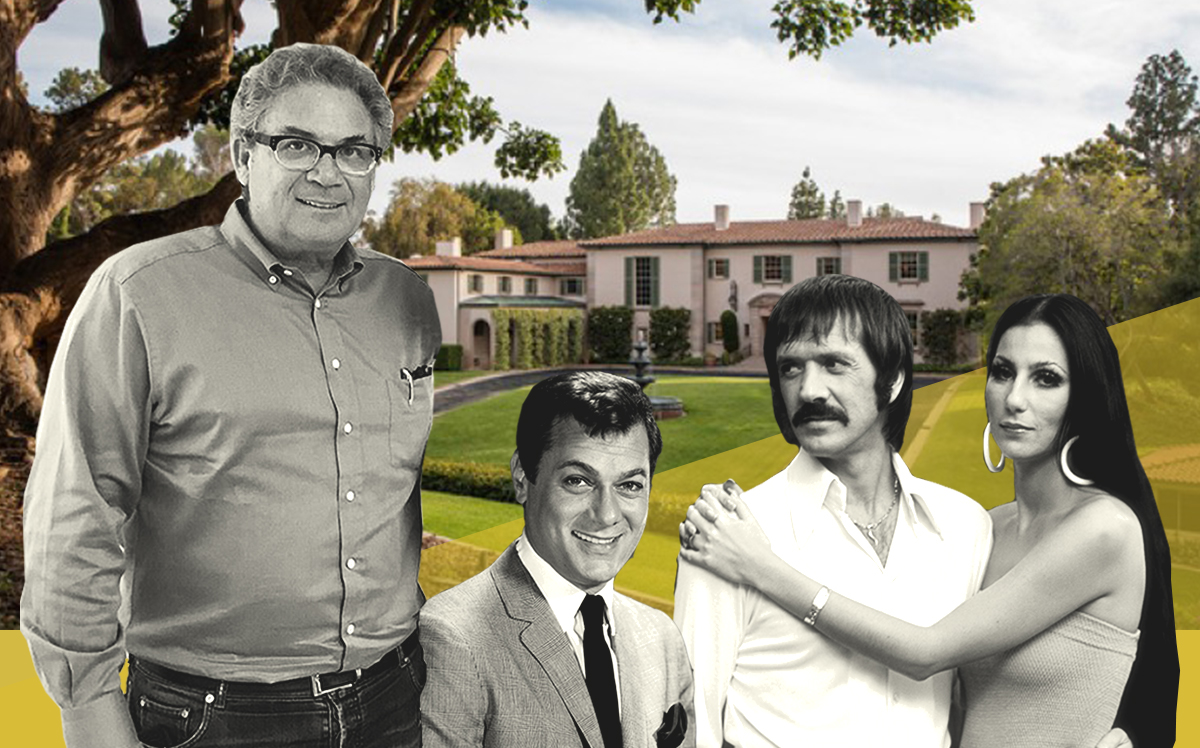 Robert Shapiro, Tony Curtis and Sonny & Cher with Owlwood Estate (Getty, The Viewpoint Collection)
