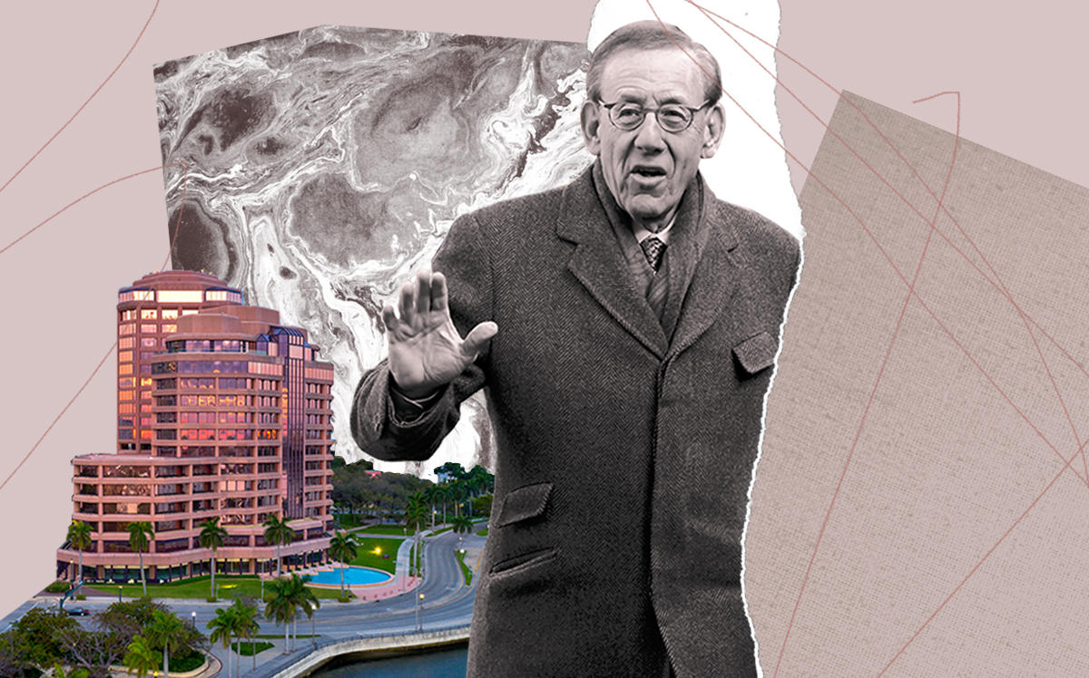 Phillips Point office towers with Related’s Stephen Ross (JLL, Getty)