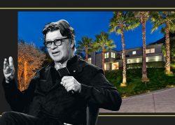 Robbie Roberston and his Beverly Hills Post Office home (Getty, Redfin)