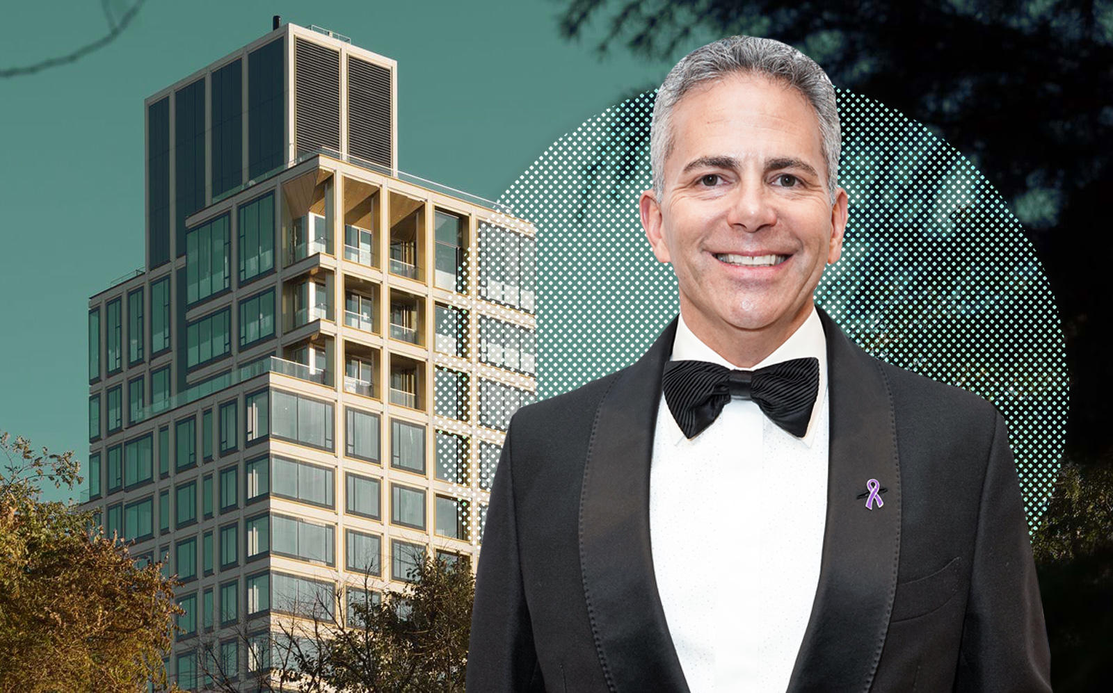 David Weinreb owns the penthouse at 551 West 21st. (Getty, Foster + Partners)