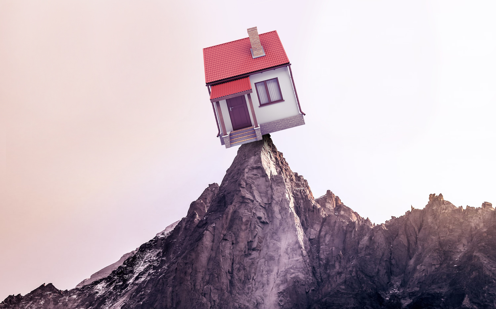 Home prices surpass 2006 peak levels. (Getty, Unsplash, Photo Illustration by Alison Bushor for The Real Deal)