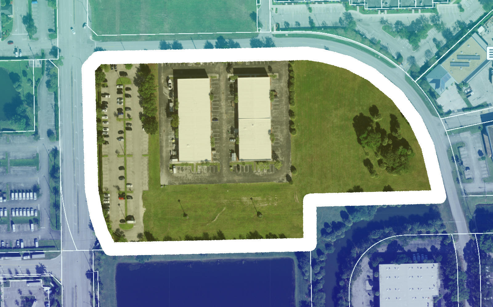 The lot of space at Pompano Beach. (Broward County)