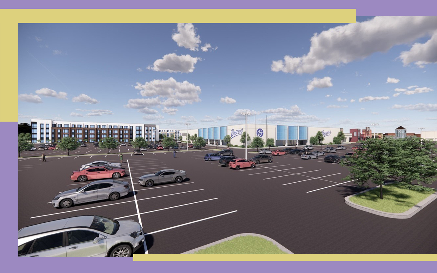 A rendering of Moorestown Mall (Courtesy of PREIT)