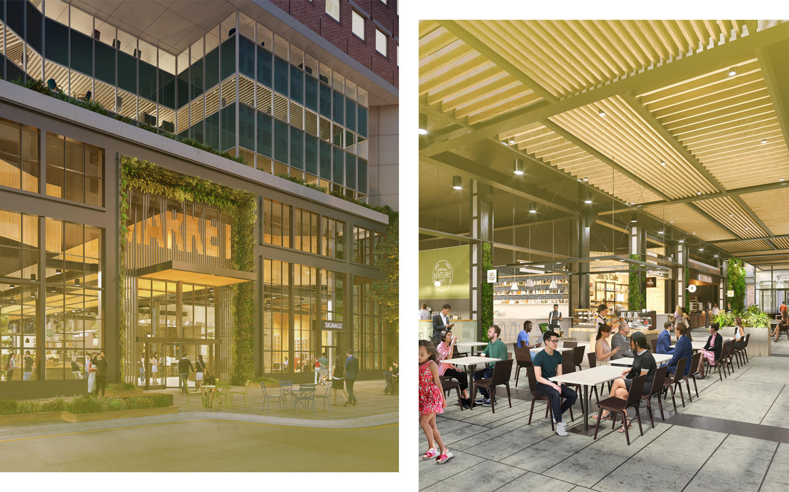 Interior and exterior renderings courtesy of Urbanspace.