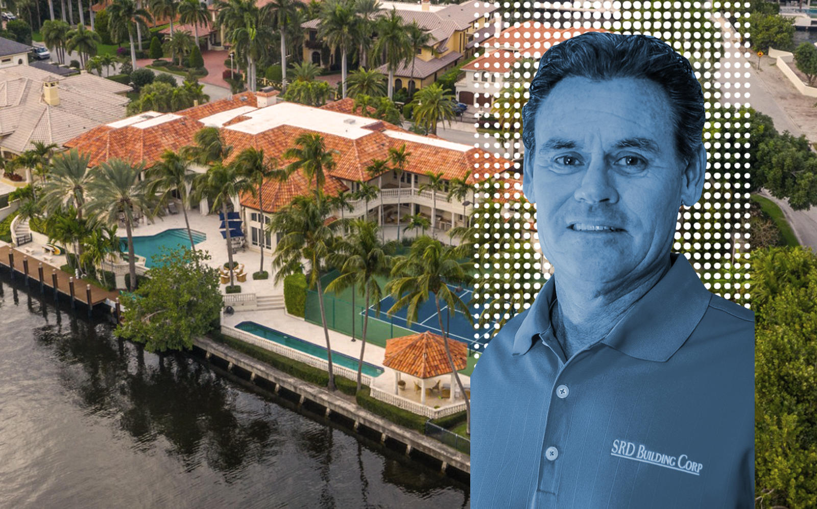 Steven R. Dingle and the property he sold at 298 West Key Palm Road. (SRD Building Corp, Royal Palm)