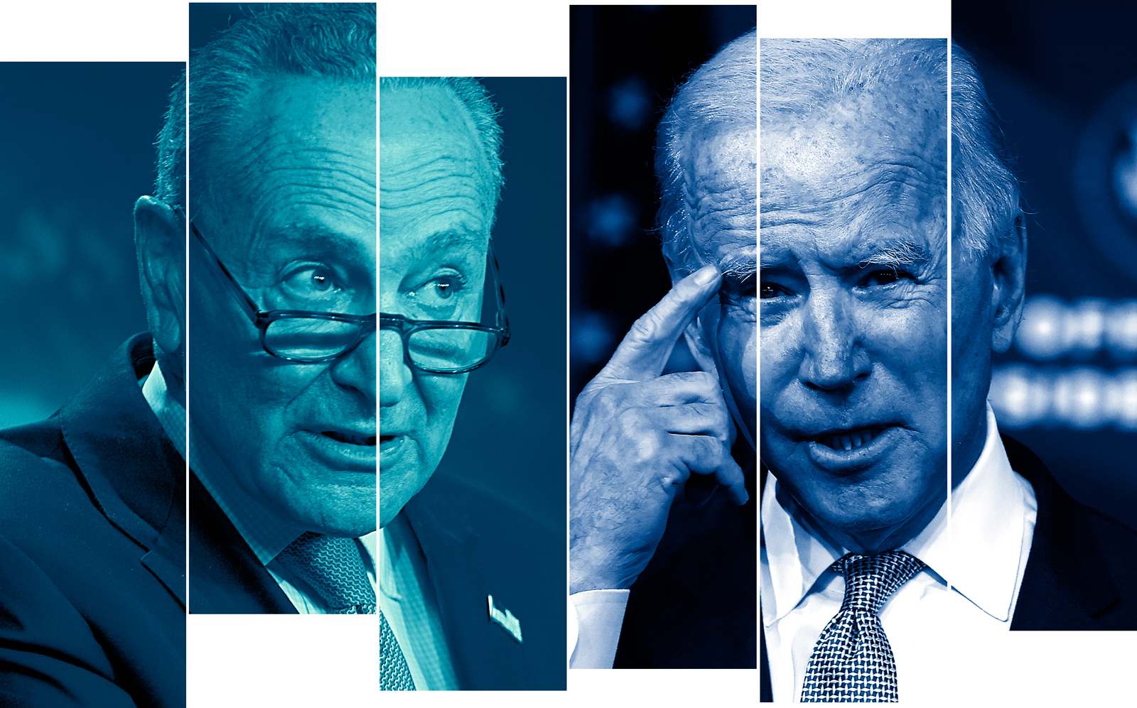 Sen. Charles Schumer and President-elect Joe Biden (Getty)
