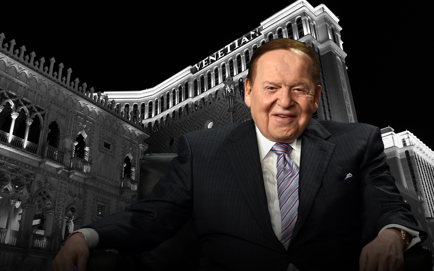 Sheldon Adelson and the Venetian in Las Vegas (Gettty)