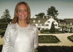 Susie Hilfiger and her $40 million Greenwich house. (Getty, Sotheby's Realty)