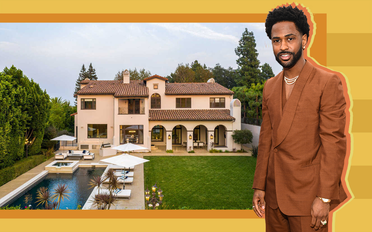 Big Sean and his Sherman Oaks house (Getty, Redfin)