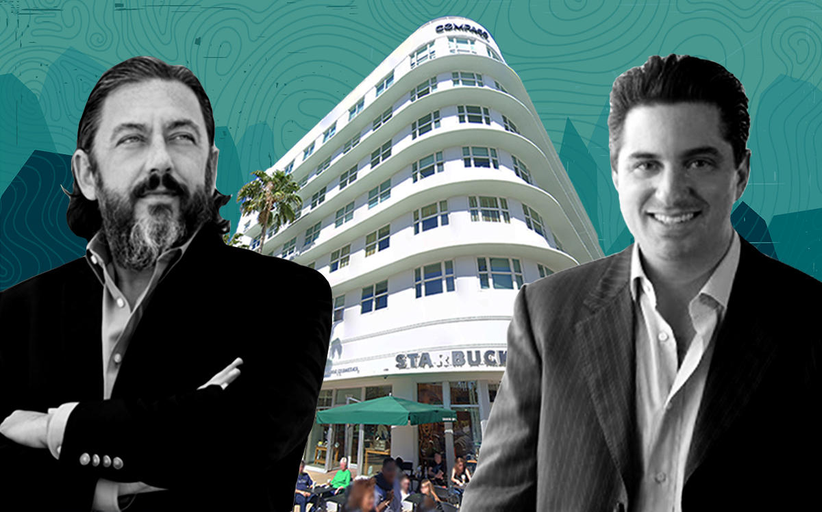 Blink’s Michael Farkas and Lionstone’s Diego Lowenstein with 605 Lincoln Road (Google Maps)