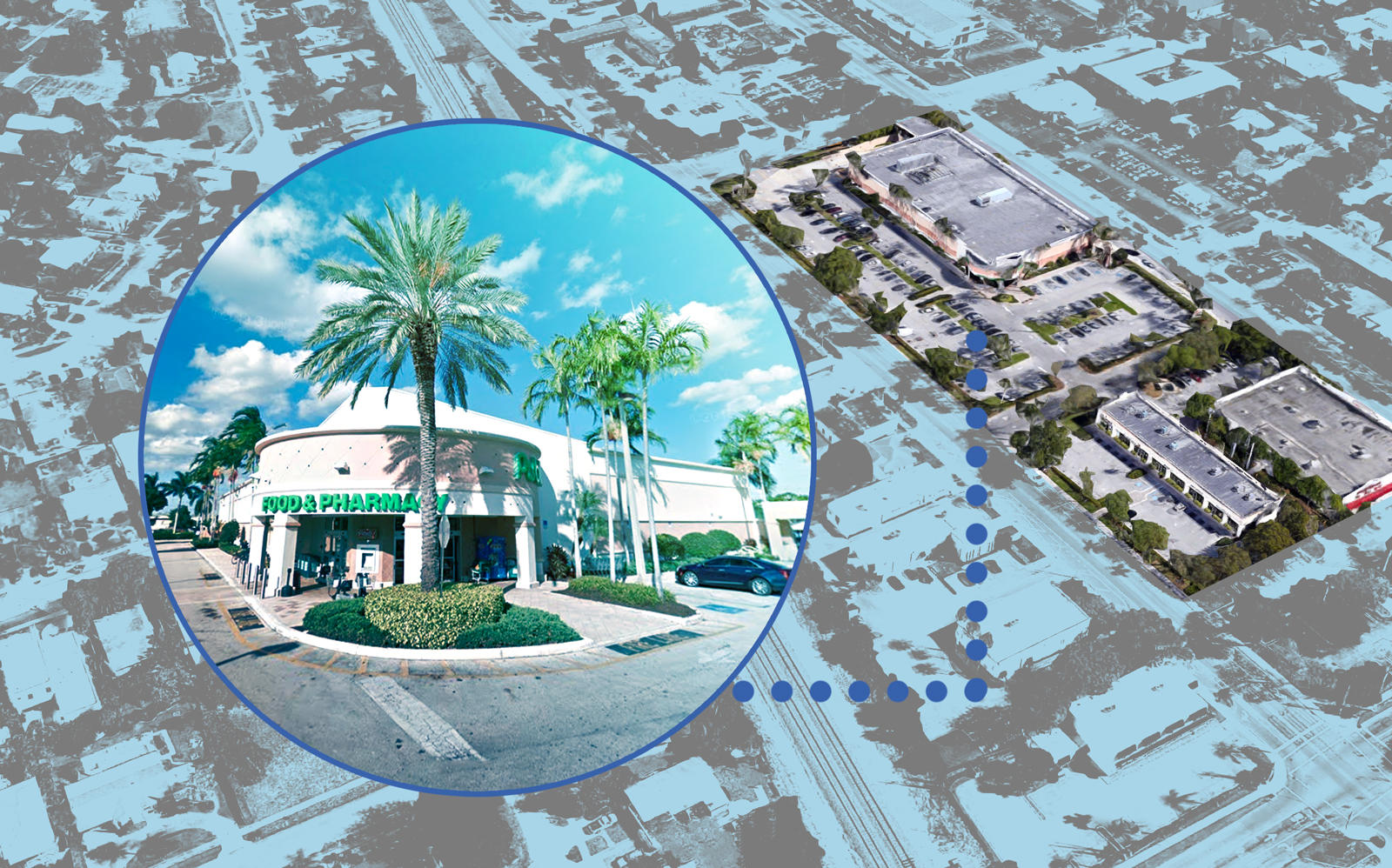North Delray Commons at 455 & 555 Northeast 5th Avenue in Delray Beach (Photos via Google Maps)