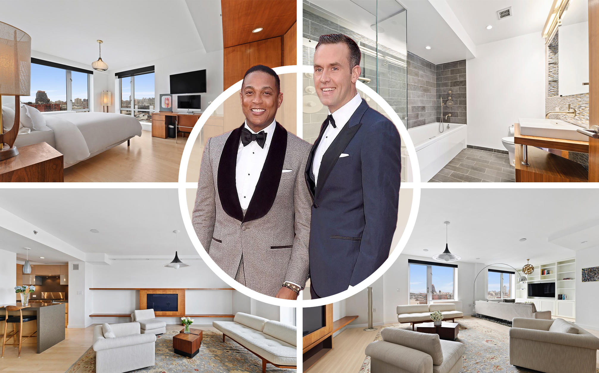 Don Lemon and Tim Malone with their apartment at 2280 Frederick Douglass Boulevard