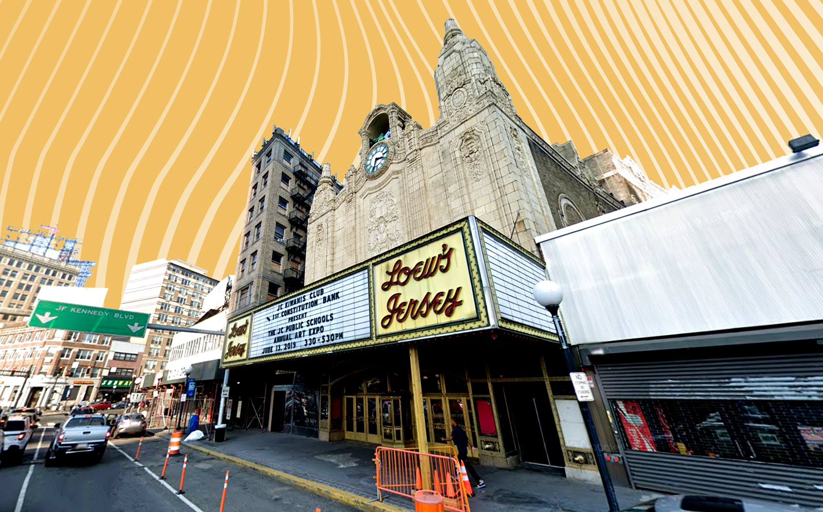 Loew’s Theatre in Jersey City (Google Maps)