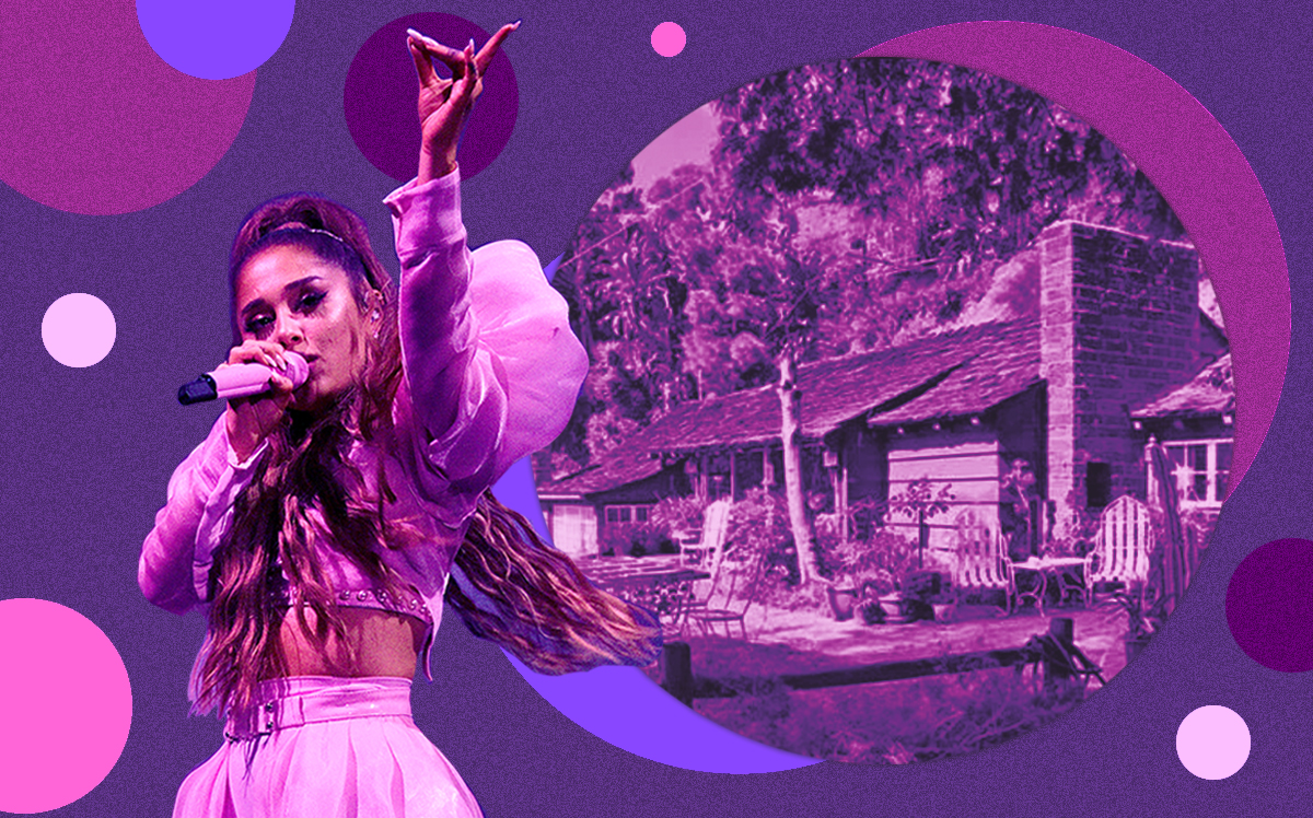 Ariana Grande and her Bird Streets property (Getty, Realtor)