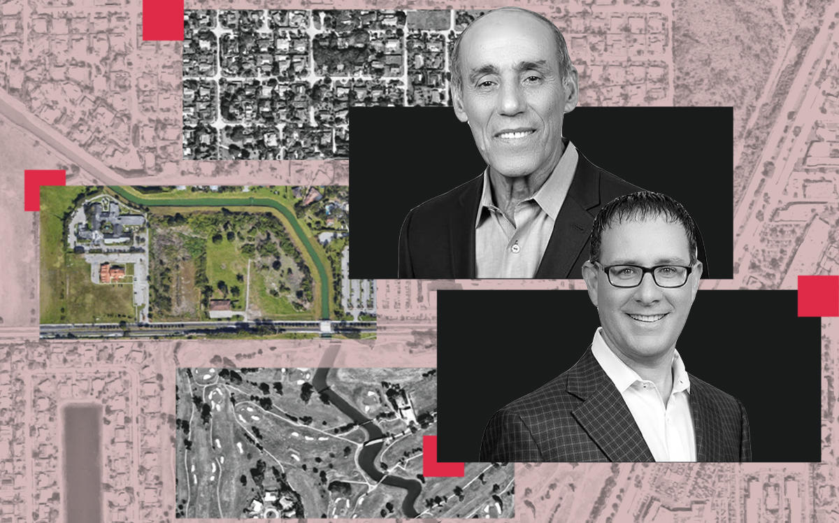 Royal Senior Care CEO Avi Bittan and managing director Sean Kanov with the site at 152nd Street and 97th Avenue (Google Maps)