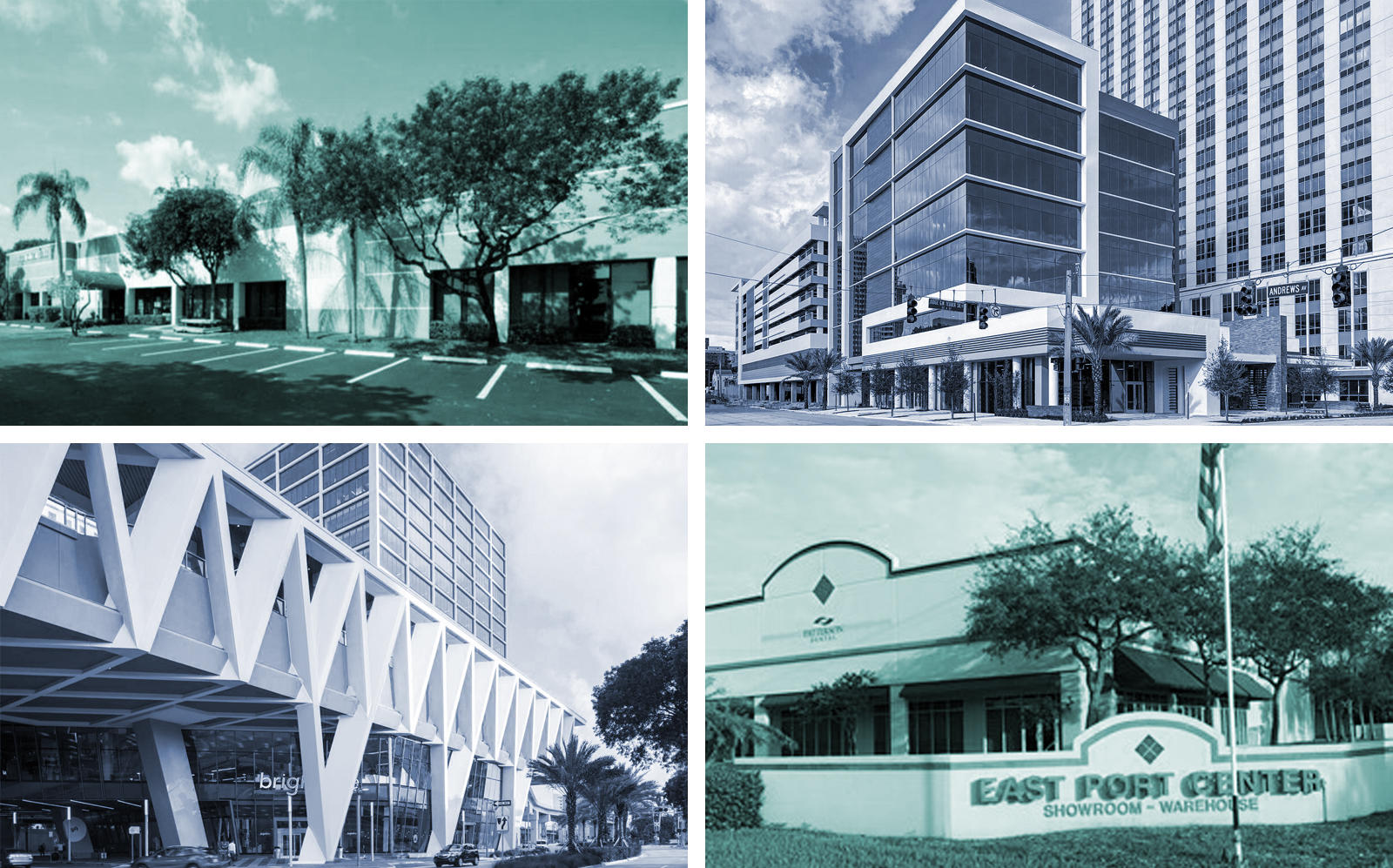 5553 Anglers Avenue, 550 Building, MiamiCentral and East Port Center. (Berger Commercial Realty, JLL, Brightline)