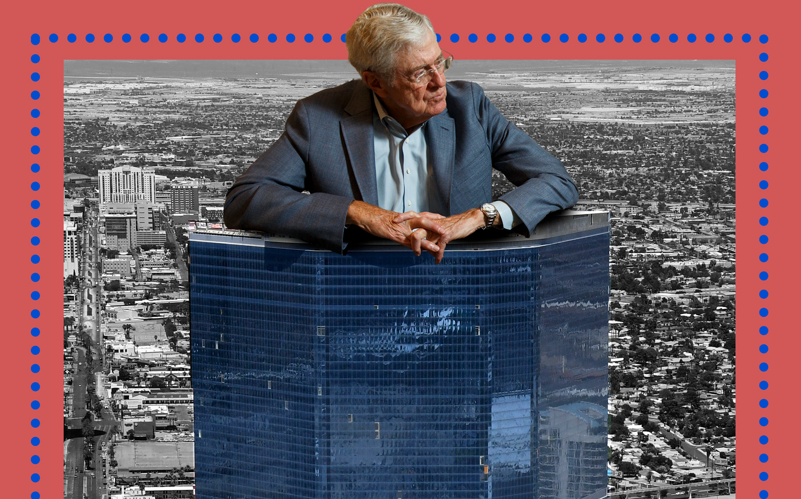 Charles Koch of Koch Real Estate Investments and 2777 South Las Vegas Boulevard (Getty, iStock)