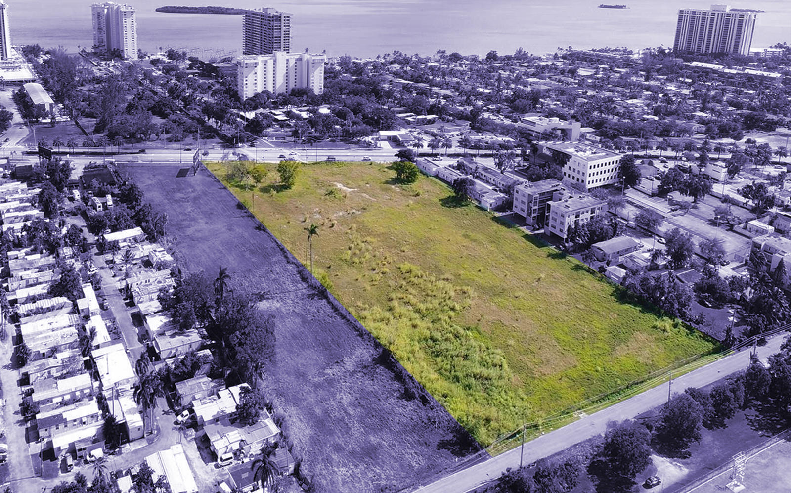 A Biscayne Boulevard development site between Miami Shores and North Miami hit the market for $11M. (Jio Realtor)