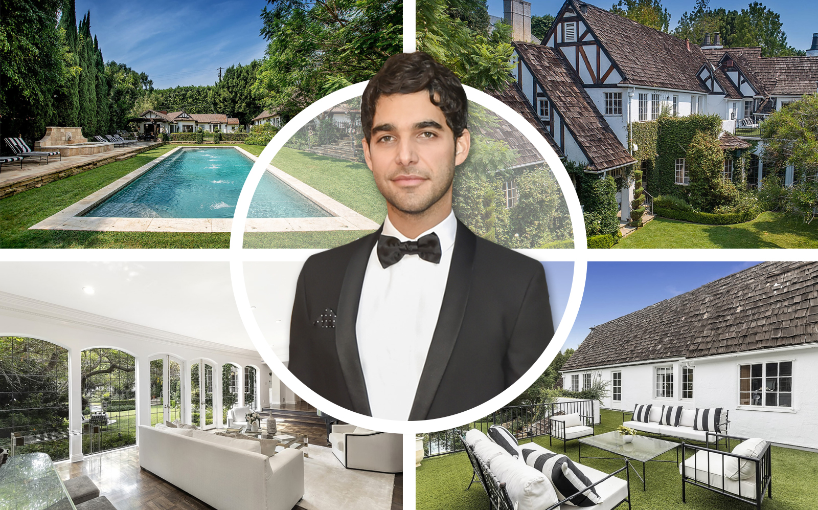 Freddy Wexler and his new Beverly Hills home. (Getty, Jade Mills Estates)