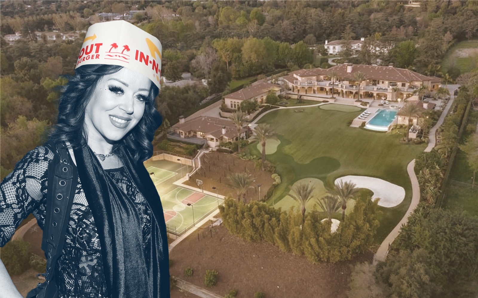Lynsi Snyder's property was last listed for just short of $20 million. (Getty, Realtor.com)