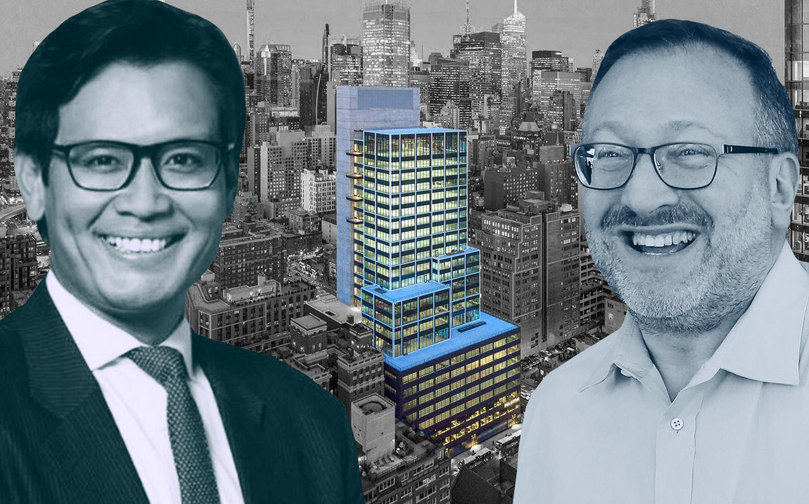 Cove Property Group’s Kevin Hoo, Baupost Group’s Seth Klarman and Hudson Commons. (Cove, Hudson Commons, Getty)