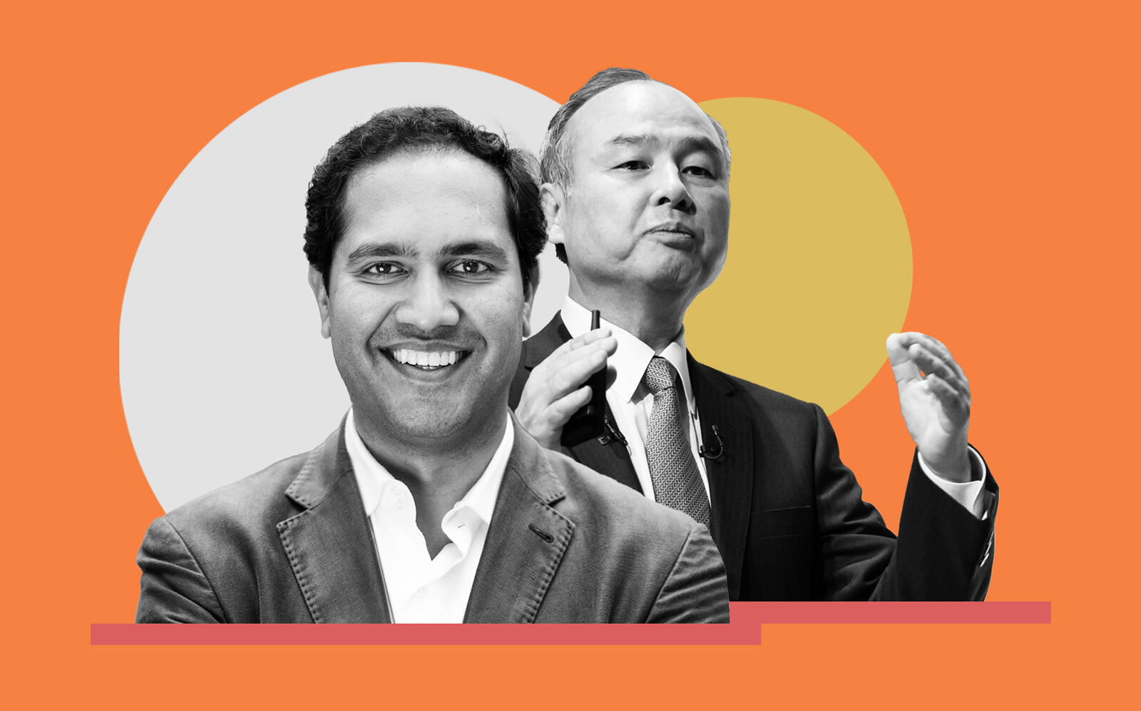 Better CEO Vishal Garg and SoftBank CEO Masayoshi Son (Better.com, Getty)