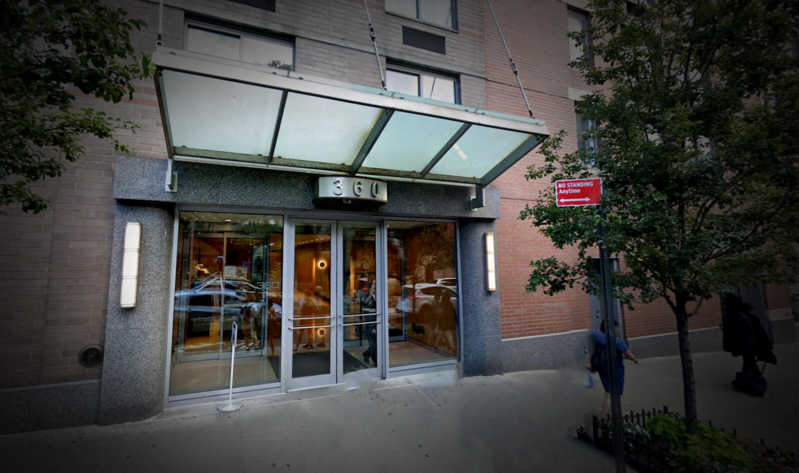 The site of the attack at 360 West 43rd Street (Google Maps)