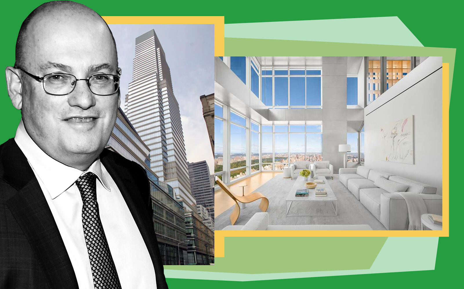 Steve Cohen and One Beacon Court at 151 East 58th Street (Corcoran, Getty)